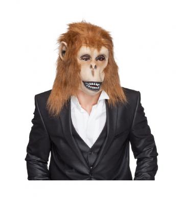 O40330.00 braun Affe Affen Schimpansen Uberziehmaske Oran Utan Maske Einheitsgröße - 0