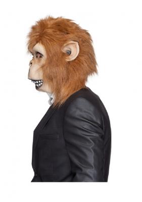 O40330.00 braun Affe Affen Schimpansen Uberziehmaske Oran Utan Maske Einheitsgröße - 1