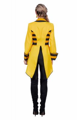 W4910-36 gelb-schwarz Damen Bienen Frack Wespen Jackett Gr.36 - 3