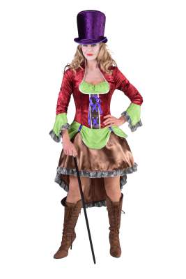 M217112-M Damen Steampunkkostüm Steampunkkleid Gr.M=40 - 2