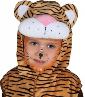 O5190-104 Kinder Tigerweste Tigerkostüm Raubkatzenkostüm Gr.104 - 1