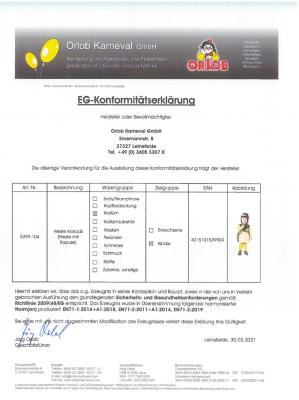 O5399-104 Kinder Krokodil Weste-Kostüm Gr.104 - 1