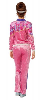 W4293-40 pink-lila Damen Jogging Anzug Sportanzug Partykostüm Gr.40 - 2