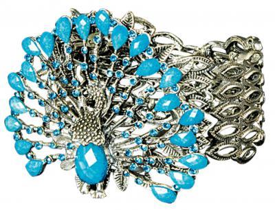 K83251310 Armspange Pfau Pfauenarmspange