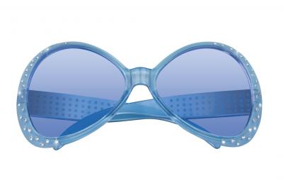 B025548 grün Damen Große Brille Flowerpowerbrille Hippie