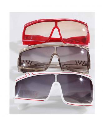 O47540-13 rot Damen Herren Cool Brille Funbrille - 0