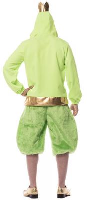 L3300820-54-A hell grün-gelb Herren Froschkönigskostüm Tierkostüm Gr.54 - 1