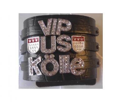 Ma203184 schwarz Köln 3er Armband mit Wappen Vip us Kölle - 1