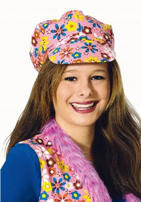 K10250204-A pink Kinder Damen Hippiekappe Hippymütze