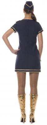 L3200141-42 Damen Flugbegleiterin blau Stewardess Gr.42 - 1