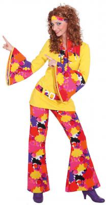 O9365-A Damen Oberteil Shirt bunt Hippie Hippieshirt - 1