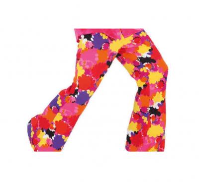 O7241-56-58-A Herren Schlaghose bunt Discohose Gr.56-58