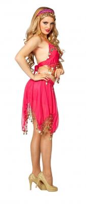W4468E-L-XL-pink Damen Bauchtänzerin Orient Dame Gr.L-XL - 1
