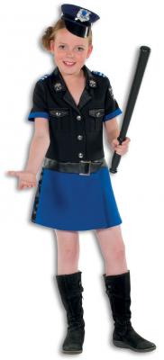 L3201230-52 Polizei Dame schwarz-blau Poliziekleid Gr.52 - 5