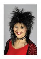 K11279114 schwarz Damen Punker Rocker Perücke
