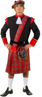 O780 Herren Schotte rot Schottenkostüm
