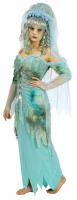 K31250606 lind-grün Damen Zombiekleid Meerjungfrau