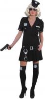 O9674 schwarz Police Girl Polizei Kostüm