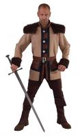 M216258 braun Herren Wikinger Hunnen Kostüm