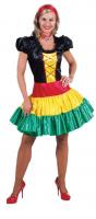 M209135 bunt Damen Rio Dame Ungarisches Kostüm