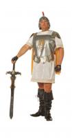 W5511-A weiß-silber-gold Herren Gladiatorkostüm Römergewand