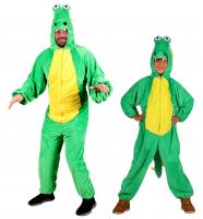 T3335/T3336 grün Kinder Mädchen Junge Damen Herren Krokodil Kostüm