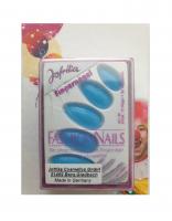 Ri168178 blau Damen Fashion Nails Fingernägel mit Klebepads